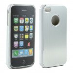 Wholesale iPhone 4 4S Aluminum Snap On Case (Sliver)